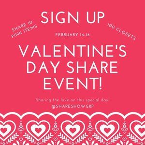 Valentine Share 10 Pink Event @shareshowgrp